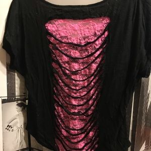 Lace crop top 80’s never again